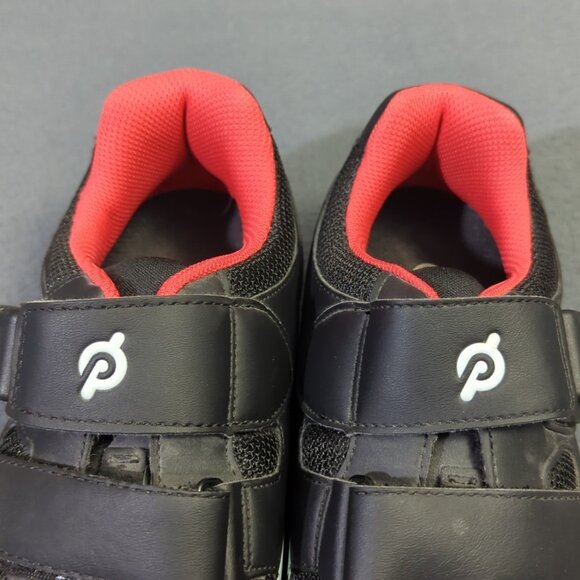 Peloton Cycling Shoes Unisex Size 43 Black Red Cleats - Picture 3 of 10